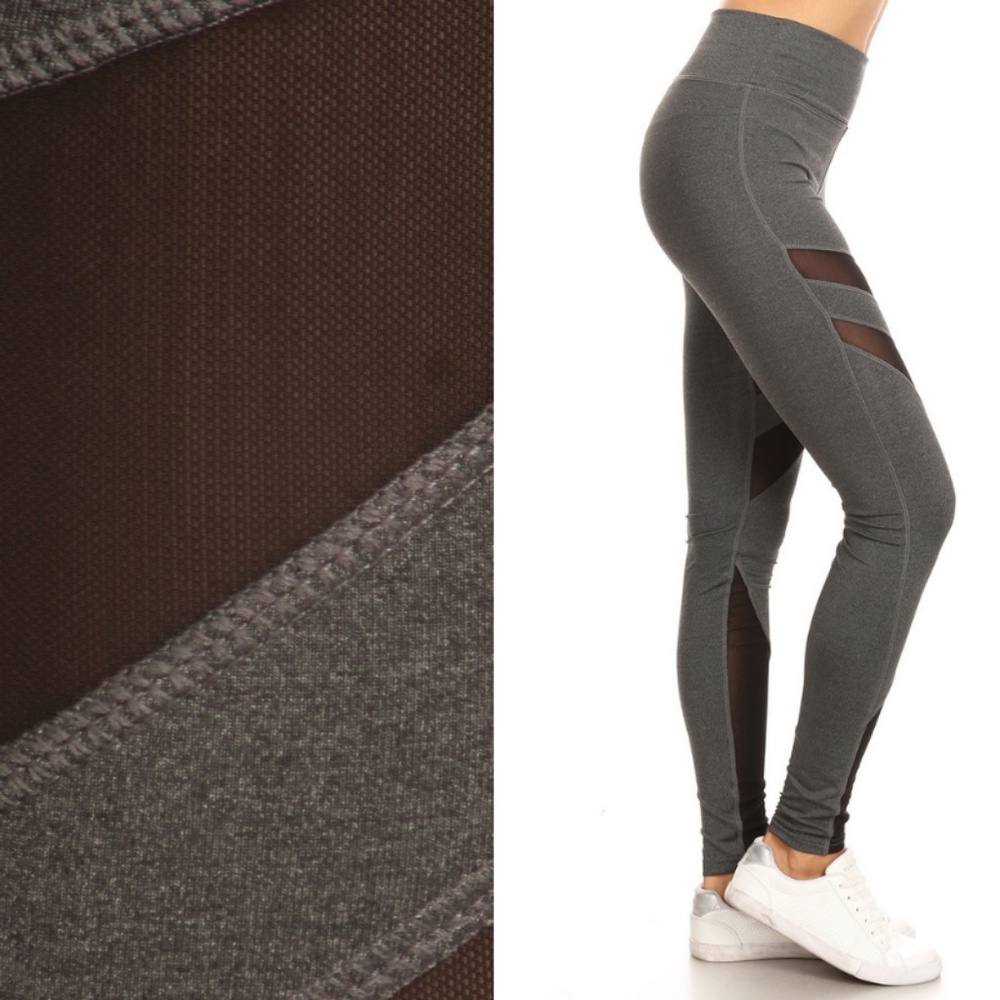 LUCY Mesh panel fashion legging - Picture 2 of 6